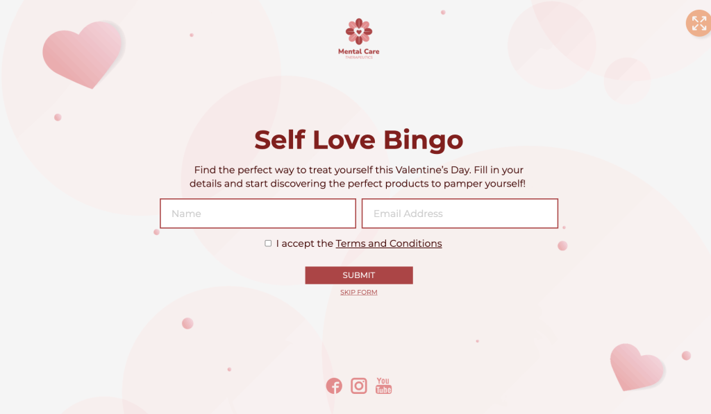 Self Love Bingo
